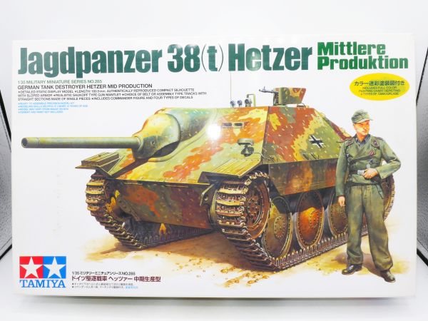 Tamiya Jagdpanzer 38 (t) Hetzer Mittl. Produktion, Nr. 285 (1:32) - OVP, am Guss