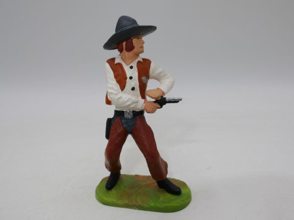 Preiser 7 cm Cowboy aus der Hüfte schießend, Nr. 6973 - ladenneu
