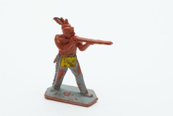 Lone Star Indian, firing with rifle - used condition