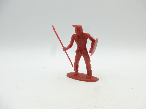 Linde Indian with spear + shield (red) - unused