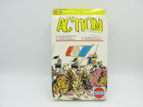A-Toys 1:72 French Heavy Cavalry 1812, No. 1235 - orig. packaging, on cast