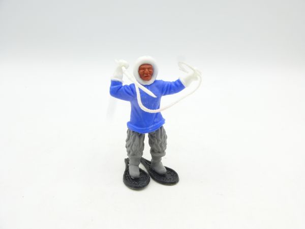 Timpo Toys Farbvariante: Eskimo kräftig blau mit Harpune