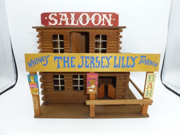 Elastolin Saloon "The Jersey Lilly" - bespielter Zustand, s. Fotos