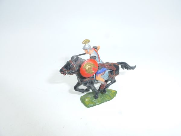 Elastolin 4 cm Magister on horseback with sword, No. 8450 - used