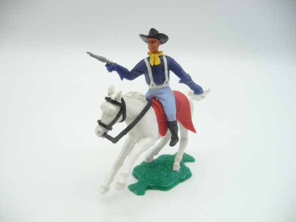 Timpo Toys Union Army Soldier riding with pistol