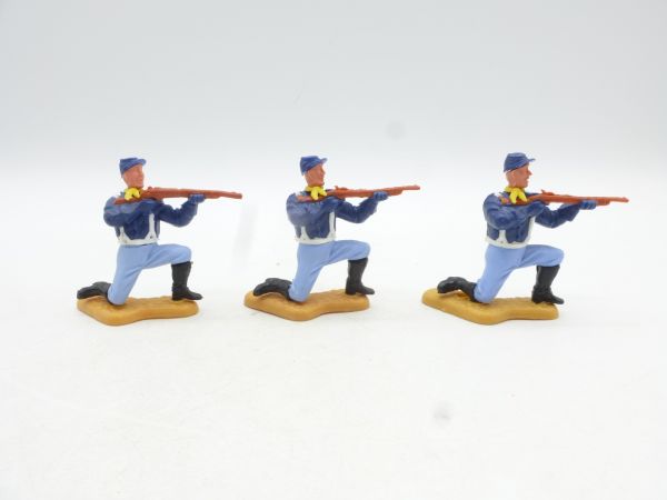 Timpo Toys 3 Northerners 2nd version kneeling shooting