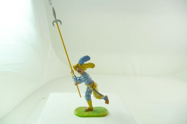 Preiser 7 cm Landsknecht storming with spear, No. 9026 - brand new