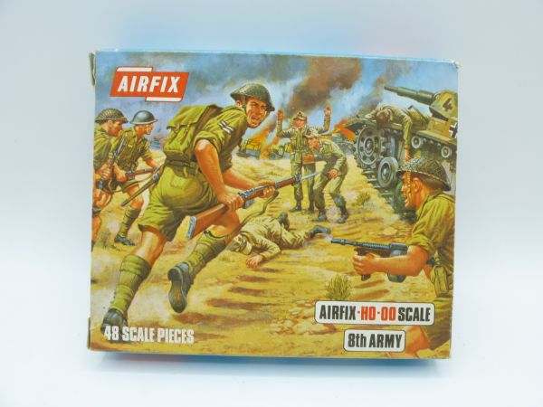 Airfix 1:72 8th Army, No. S 9-59 - orig. packaging, loose, complete, box marginal traces of storage