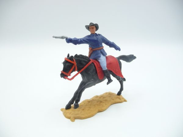 Timpo Toys Union Army Soldier 2nd version riding, officer firing