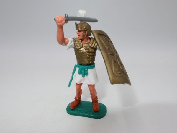 Timpo Toys Roman standing (white) with short sword + shield - shield loops ok
