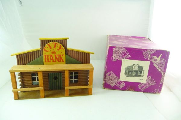 Elastolin City Bank, No. 7634 - orig. packaging, building good condition