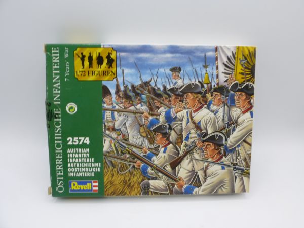 Revell 1:72 7 Years War, Austrian Infantry, No. 2574 - figures on cast