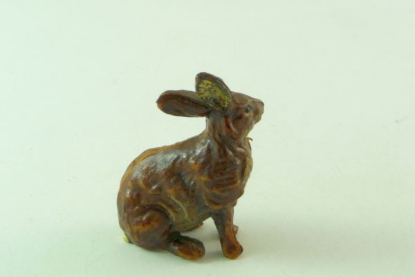 Elastolin Großer Hase, sitzend, Nr. 4125 ca. 5 cm - sehr guter Zustand