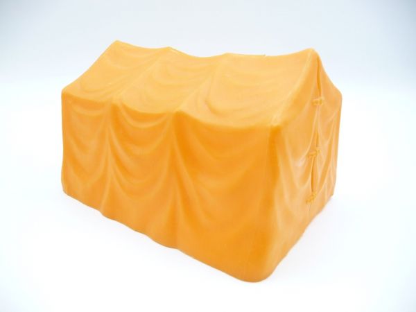 Plasty Zelt, orange, gut passend zu Timpo Toys Figuren