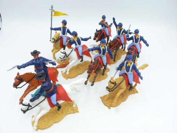Timpo Toys Northerners 3rd version riding (9 figures) - complete set