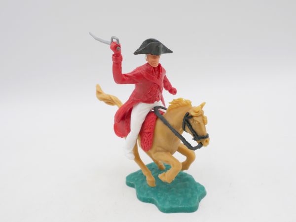Timpo Toys Engländer zu Pferd, mit Säbel ausholend