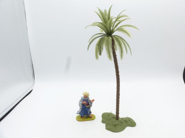 Palm tree, height 23 cm - great for Elastolin figures- without figure on the photo