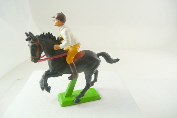 Britains Swoppets Equitation: male rider on horse - very good condition