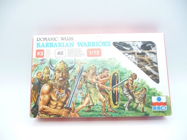 Esci 1:72 Barbarian Warriors Romanic Wars, No. 225 - orig. packaging, parts/figures on cast
