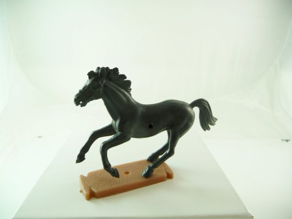 Plasty Black galloping horse