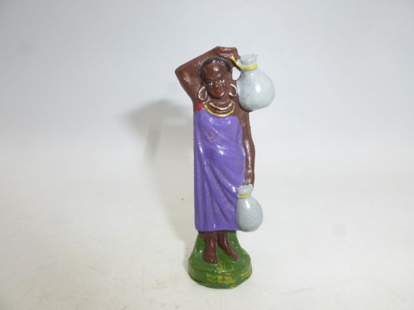 Lisanto African woman with 2 water jugs - fantastic figure