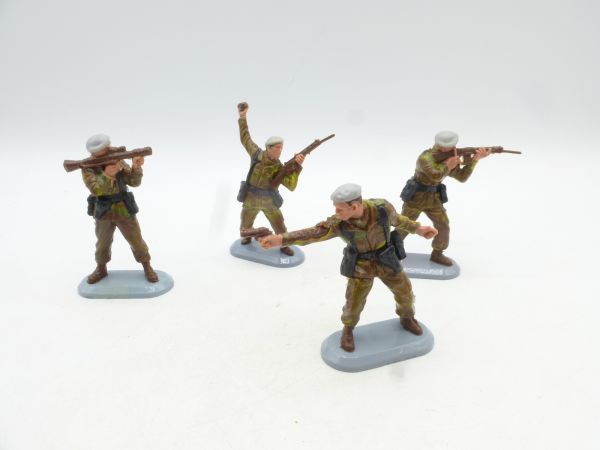 Britains Deetail SAS Commandos Parachutists, 4 soldiers