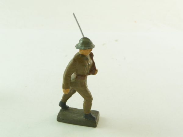 Lineol (compound) Englishman marching with rifle - very good condition