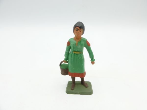 Starlux Indian woman with bucket, green