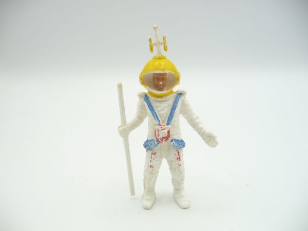 Jean Astronaut, gelber Helm mit Stock