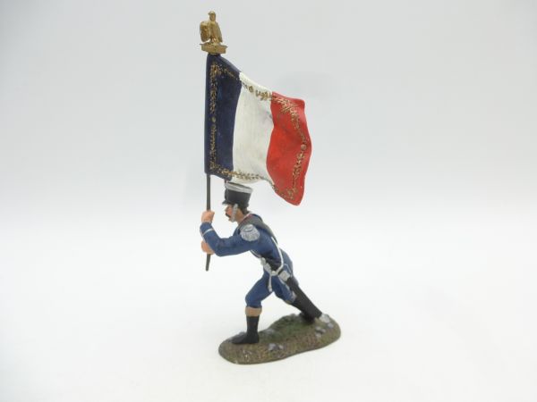 W. Britain Napoleonic Wars: Soldat mit Fahne stürmend