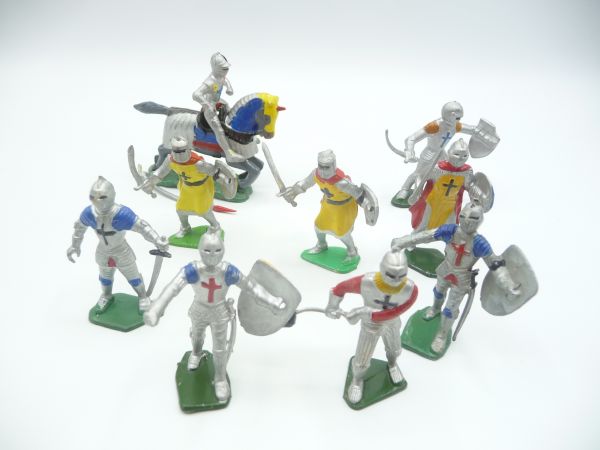 Heimo Set of knights (1 rider, 9 8 foot figures) - great figures