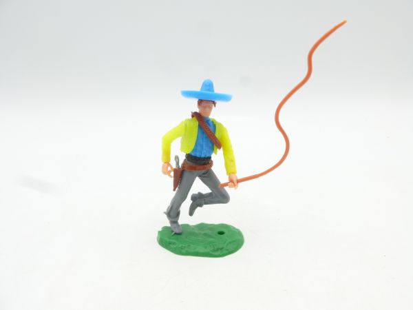 Elastolin 5,4 cm Mexican standing with whip (+ weapon in belt)