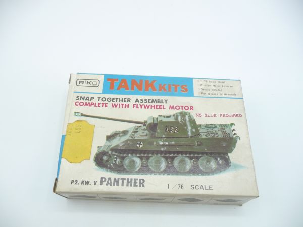 RIKO Tank Kits 1:76, P2.KW.V Panther, K8 - orig. packaging, parts on cast in bag