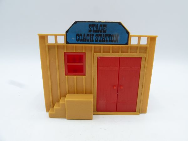 Timpo Toys Stage Coach Station, beige/rot
