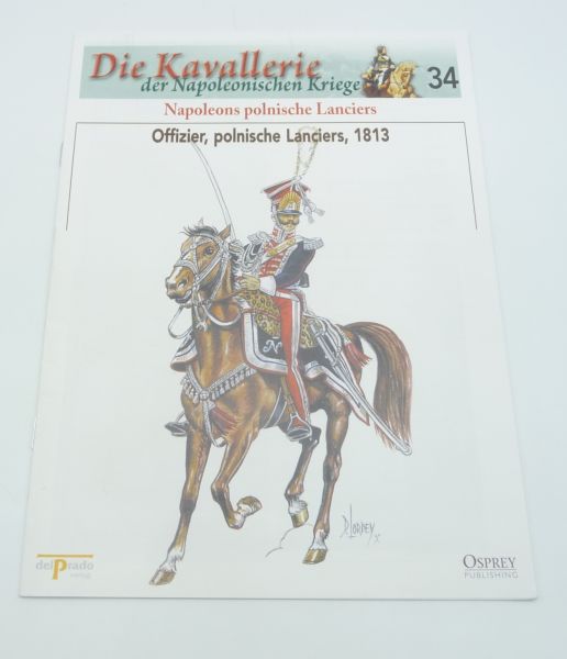 del Prado Bestimmungsheft Nr. 34 Offizier, polnische Lanciers 1813