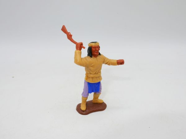 Timpo Toys Apache, beige, Gewehr schießend - schöne Bodenplatte