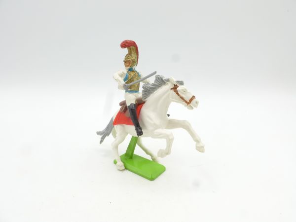 Britains Deetail Waterloo: Soldier on horseback, gold/white uniform