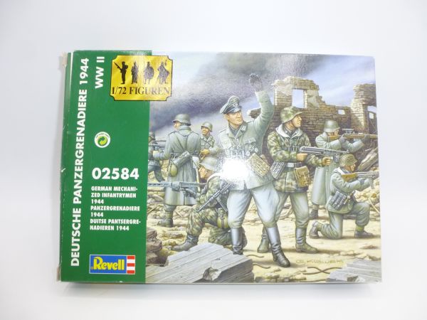 Revell 1:72 German Armoured Infantry 1944, No. 2584 - orig. packaging, on cast