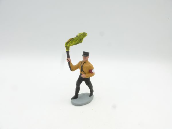 Soldier (metal) with torch - recast