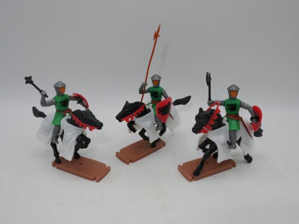 Plasty Set of wolf knights (3 riders)