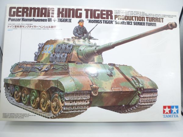 TAMIYA 1:35 German King Tiger + Panzer Kampfwagen VI Tiger II "King Tiger