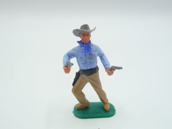 Timpo Toys Sheriff 2. Version, hellblau