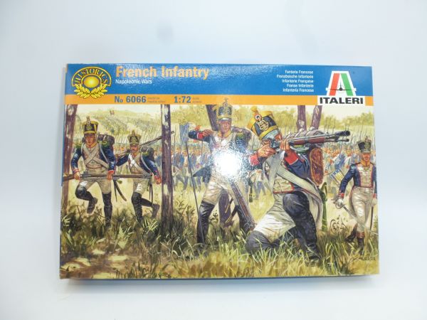 Italeri 1:72 Napoleonic Wars: French Infantry, No. 6066 - orig. packaging