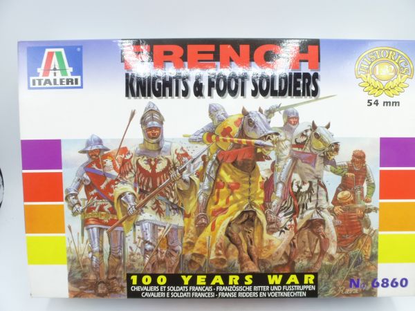 Italeri 1:32 French Knights & Foot Soldiers, Nr. 6860 - OVP