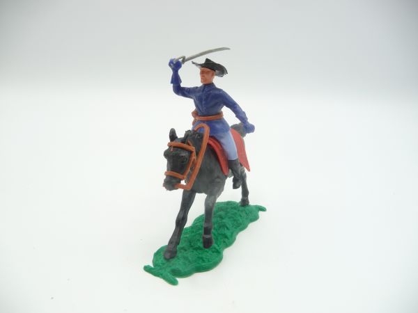 Timpo Toys Union Army Soldier on horseback, officer with sabre