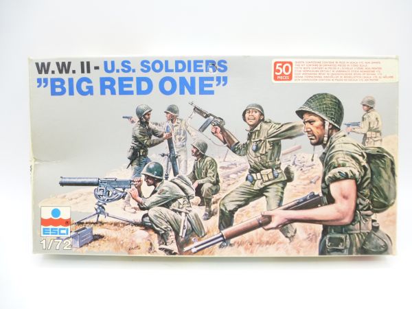 Esci 1:72 WW II U.S. Soldiers "Big Red One", Nr. 202 - OVP, lose / komplett