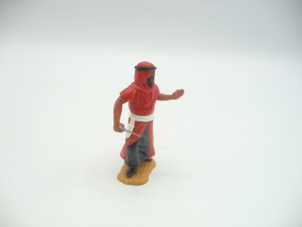 Timpo Toys Arab standing with dagger (red, black inner robe), white belt