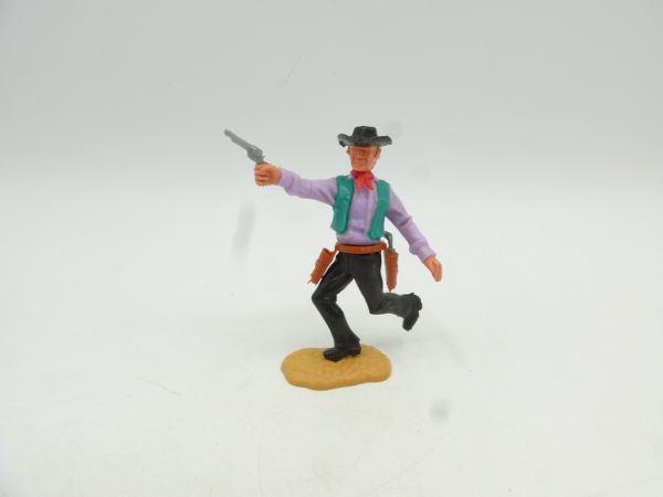 Timpo Toys Cowboy 3. Version laufend, Pistole schießend