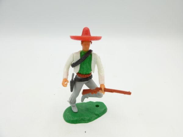 Elastolin 5,4 cm Mexikaner laufend mit Gewehr