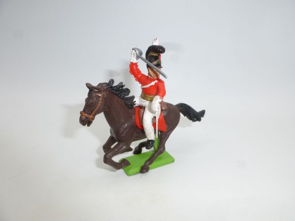 Britains Deetail Waterloo, English soldier with sabre on top